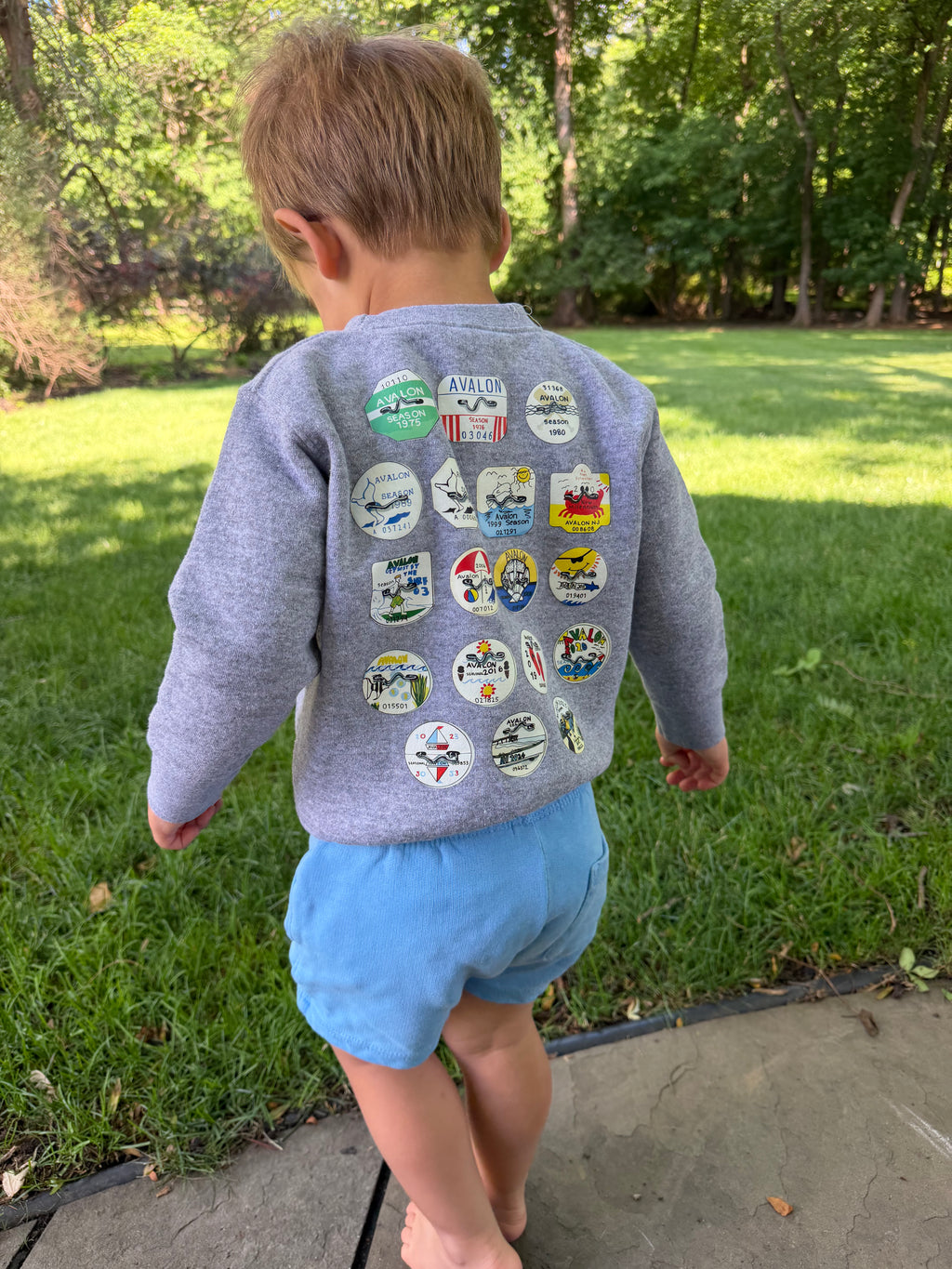 Farpost Collective x Reverie by Lizzy Avalon Beach Tag Toddler Sweatshirt