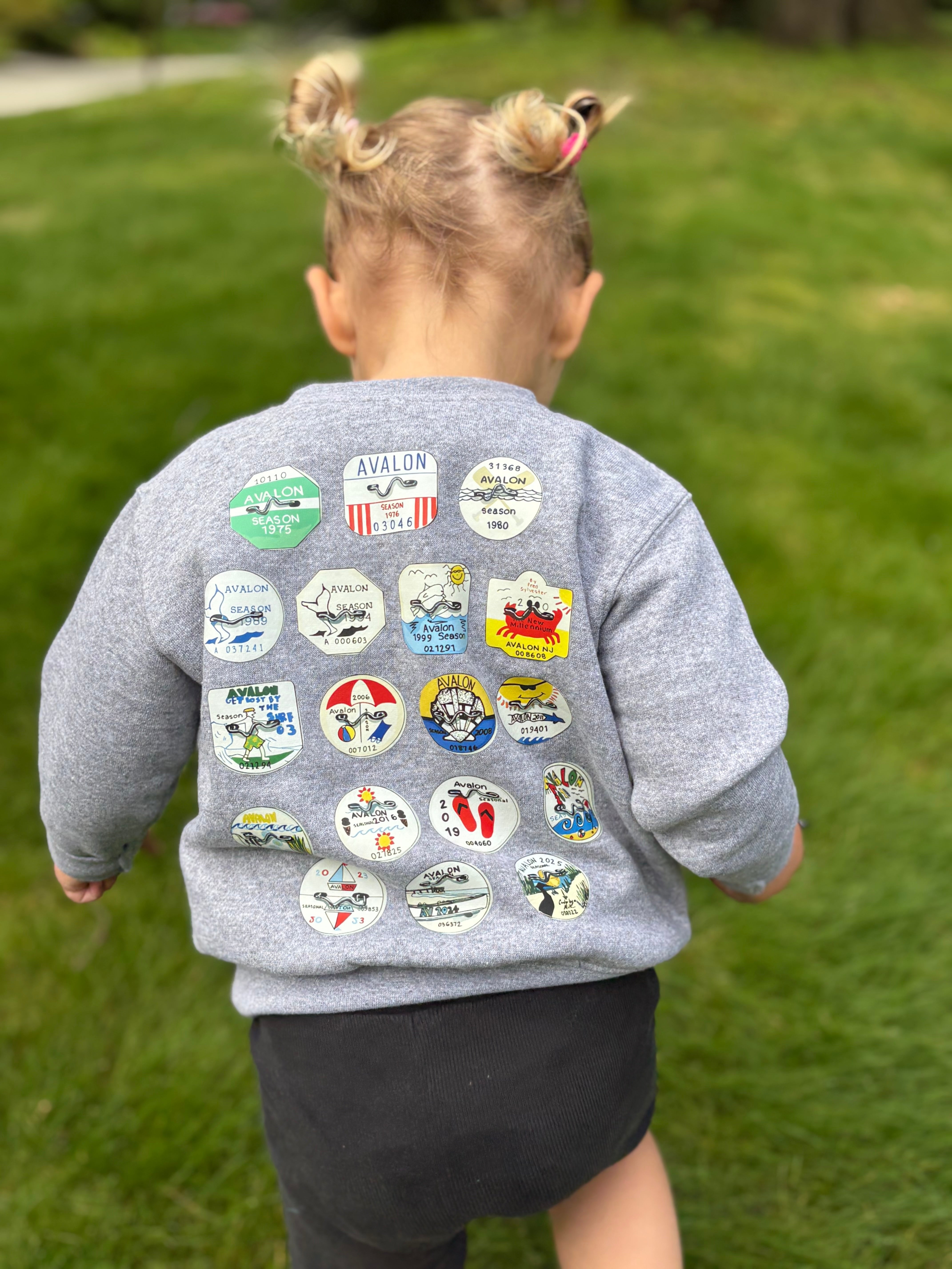 Farpost Collective x Reverie by Lizzy Avalon Beach Tag Toddler Sweatsh