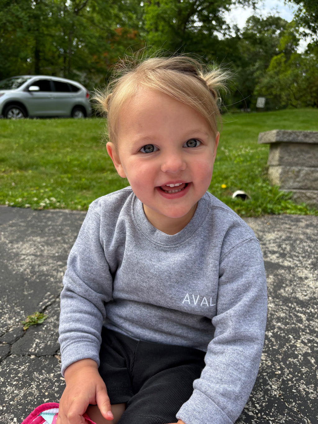 Farpost Collective x Reverie by Lizzy Avalon Beach Tag Toddler Sweatshirt