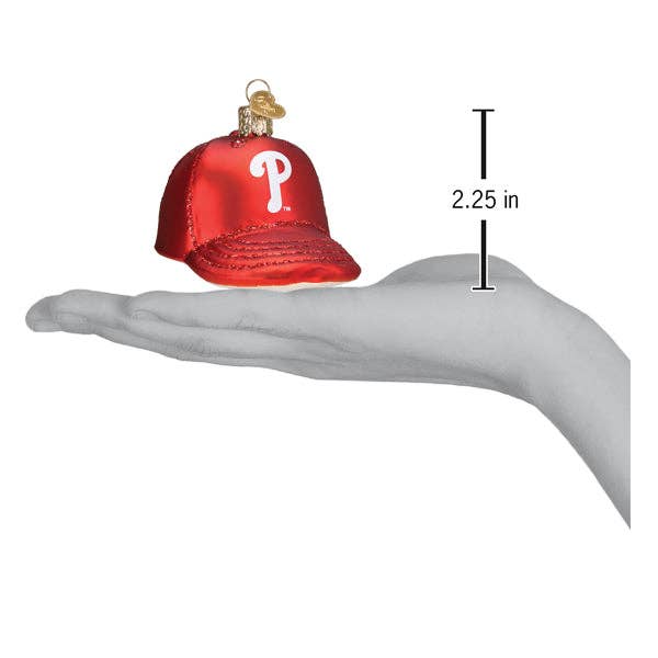 Phillies Baseball Cap Ornament