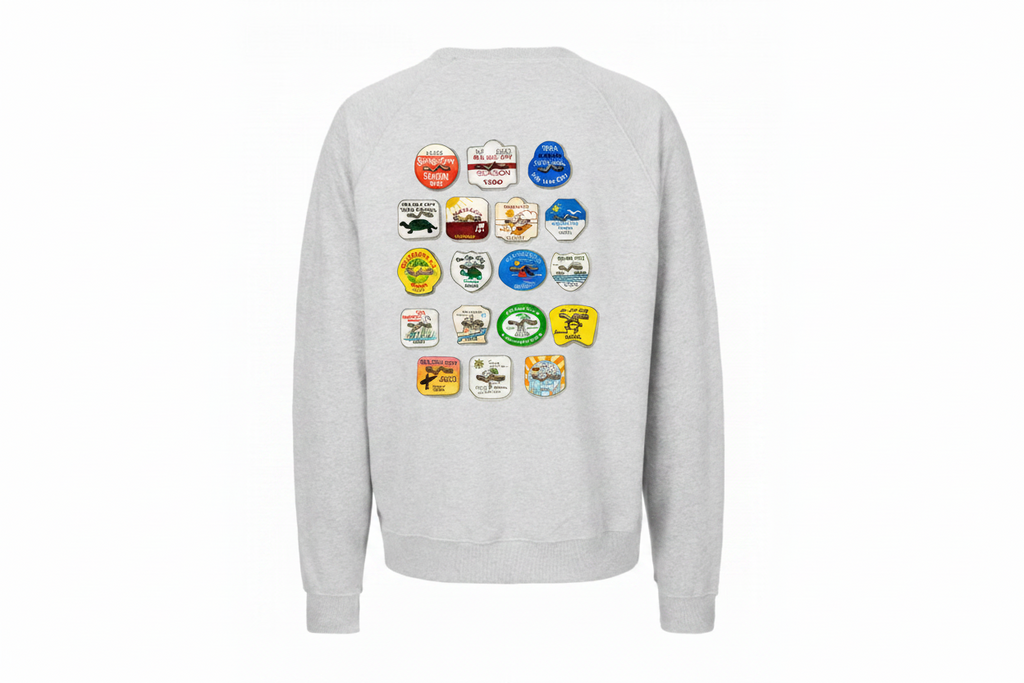 Farpost Collective x Reverie by Lizzy Sea Isle Beach Tag Sweatshirt